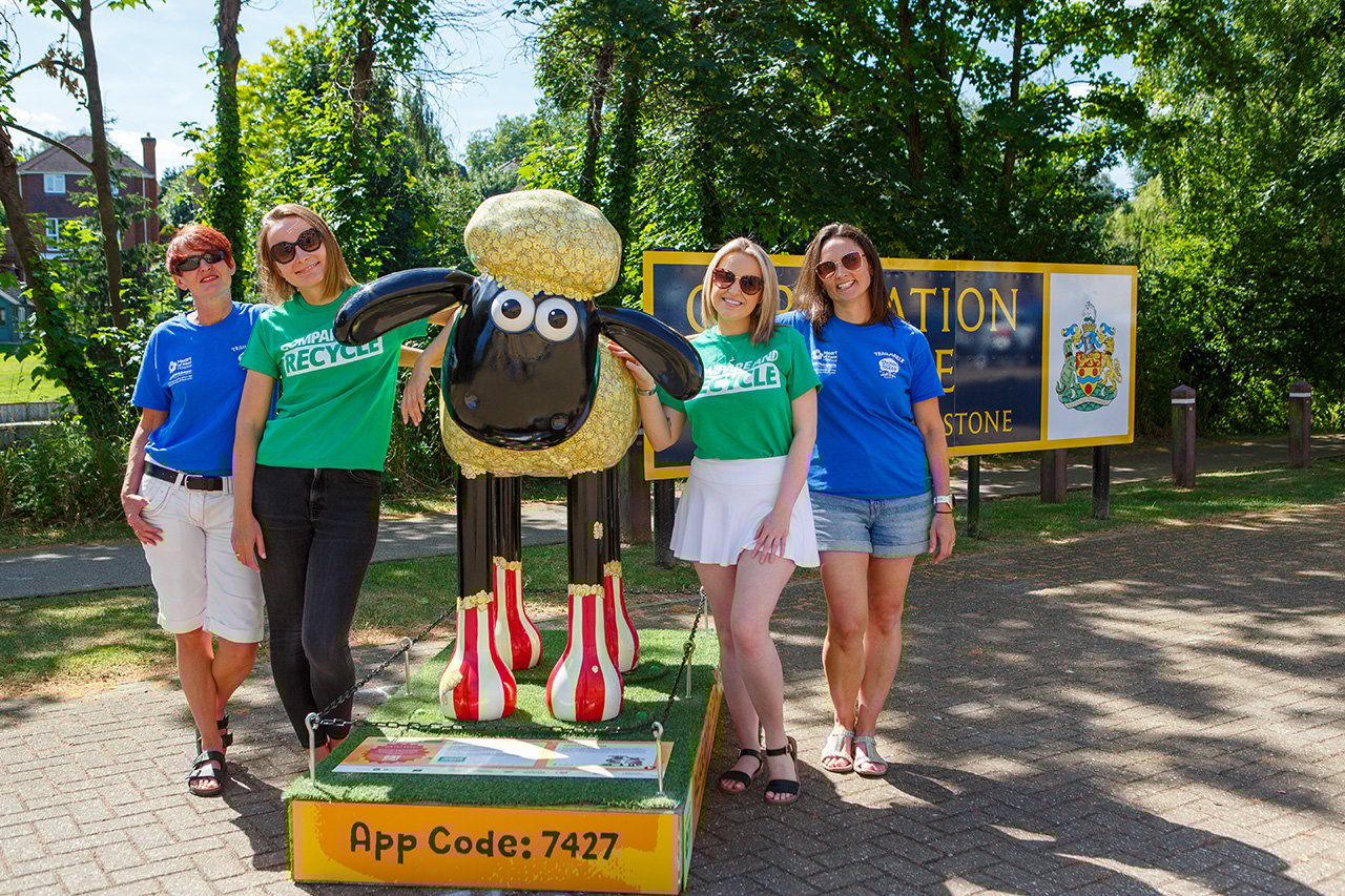 Shaun the Sheep in the Heart of Kent